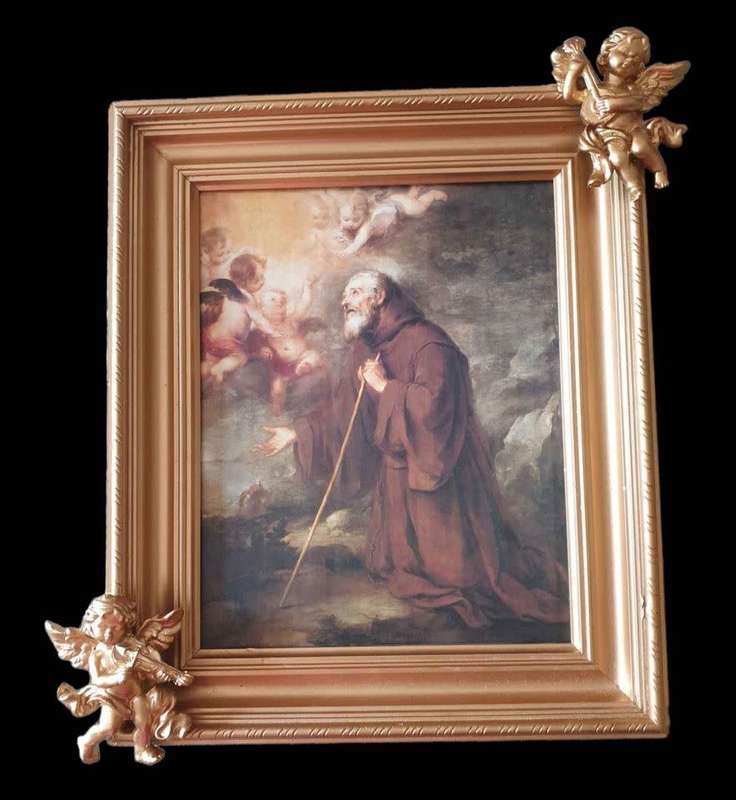 Small Frame with Print (no glass ) 30 x 35 cm