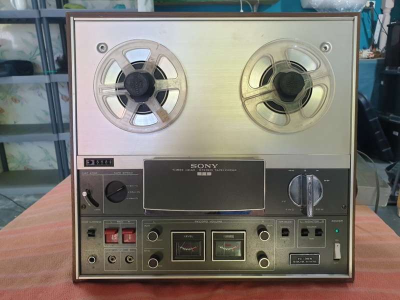 Vintage Sony TC-366 Solid State Three Head Stereo Reel to Reel Tape Recorder