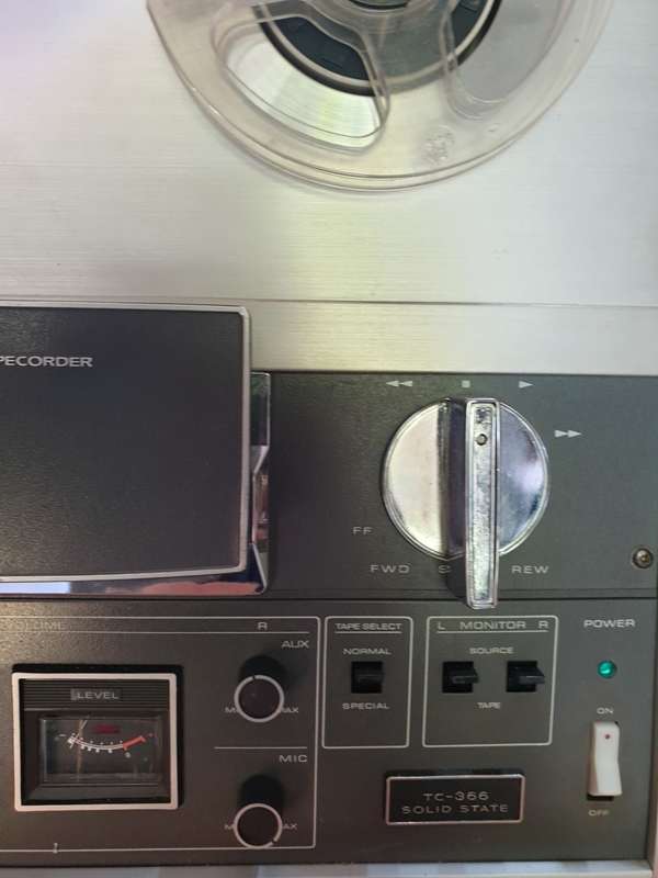Vintage Sony TC-366 Solid State Three Head Stereo Reel to Reel Tape Recorder