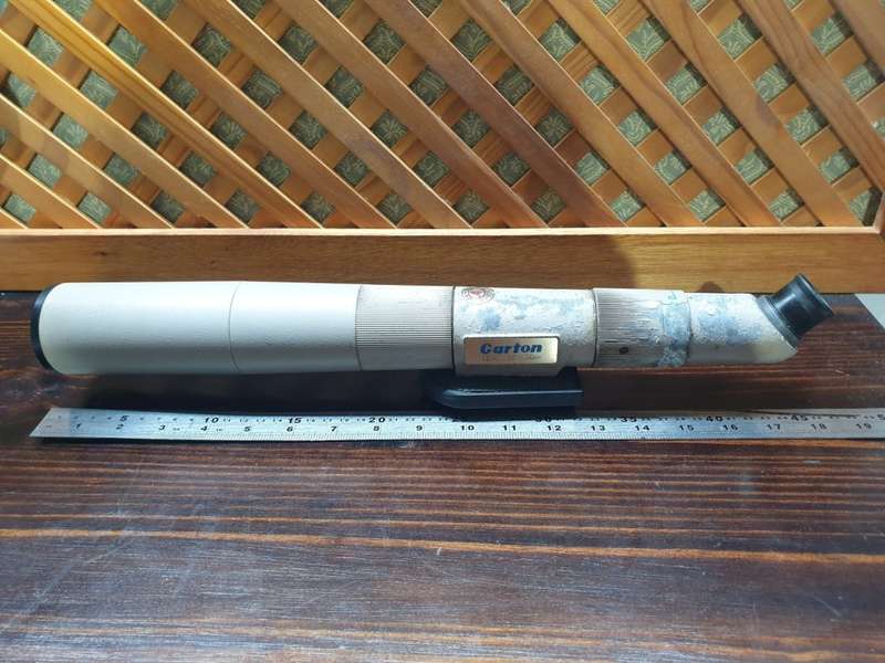 Vintage WW2 Carton 12*12-50  Artillary spotting scope with tripod