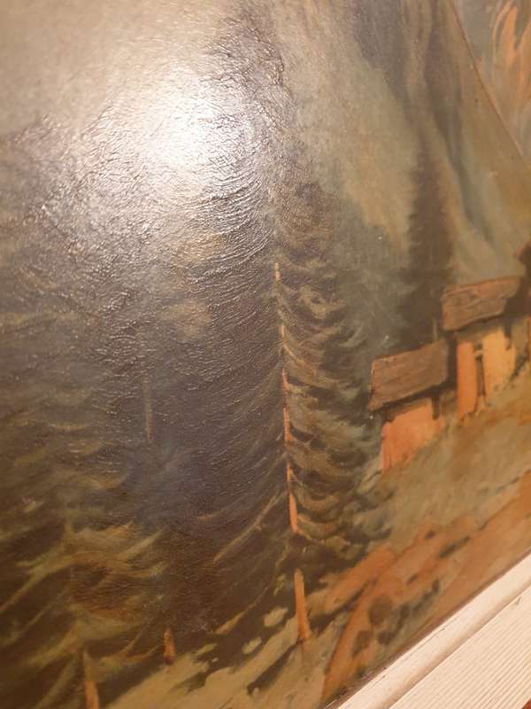 FABBRI VINTAGE PAINTING IN FRAME