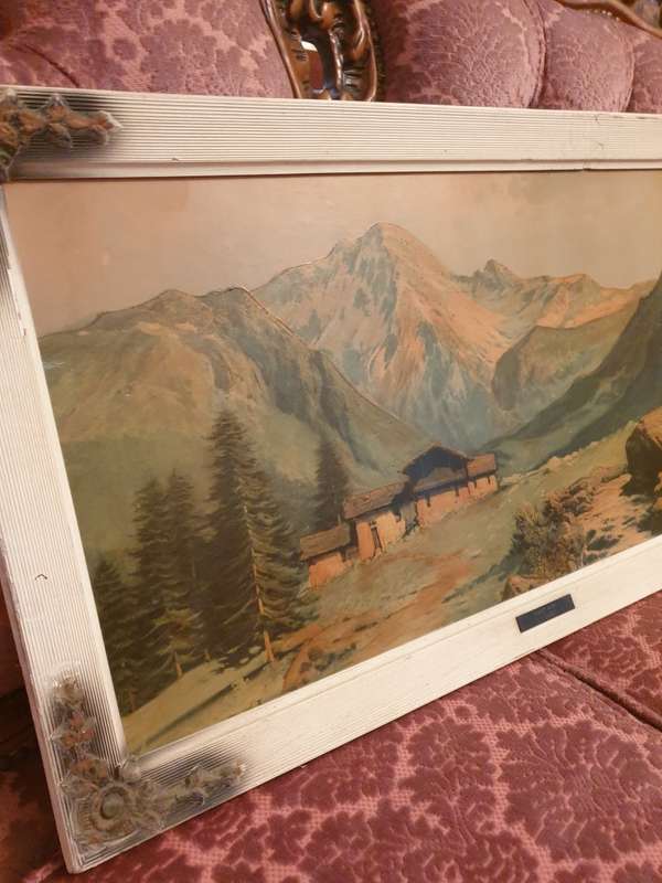 FABBRI VINTAGE PAINTING IN FRAME