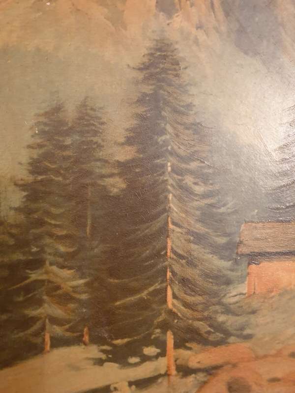 FABBRI VINTAGE PAINTING IN FRAME