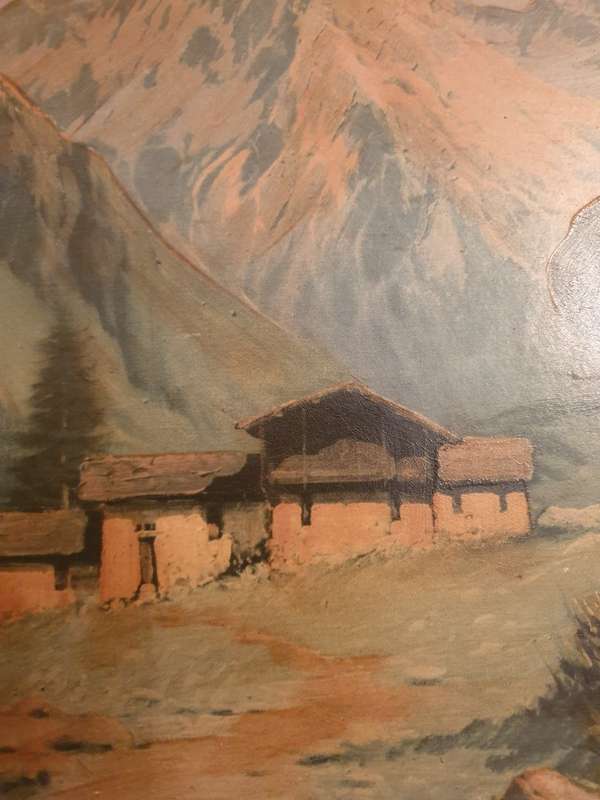 FABBRI VINTAGE PAINTING IN FRAME