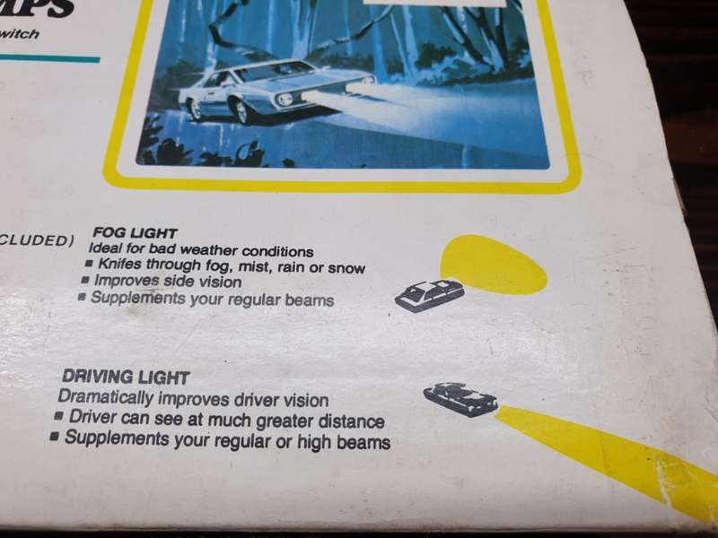 Vintage Driving/Fog Light Set