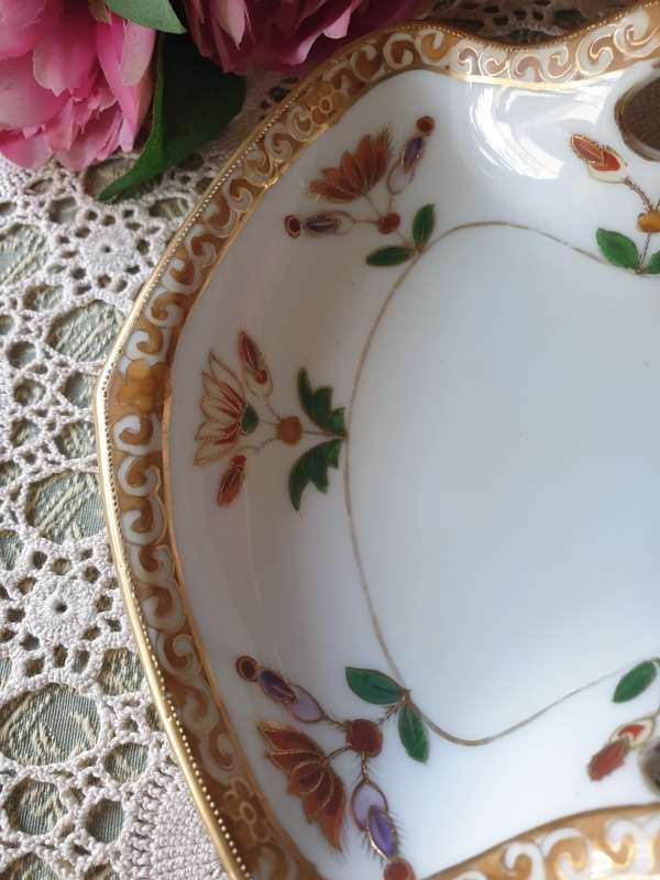 Hand painted Nippon china bowl or candy dish