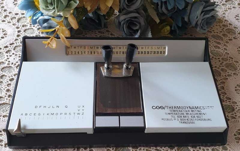 Vintage MCM Carl New Modern Desk Set | Made in Japan | 26 x 15 x 4 cm High |
