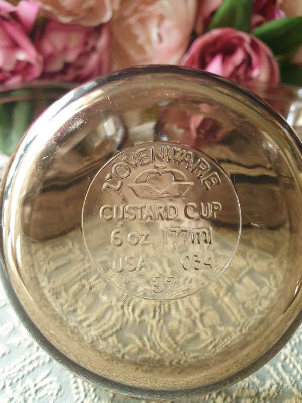 LOVENWARE CUSTARD CUPS Made in the USA | 10 X 5 CM HIGH | SET OF 4 |