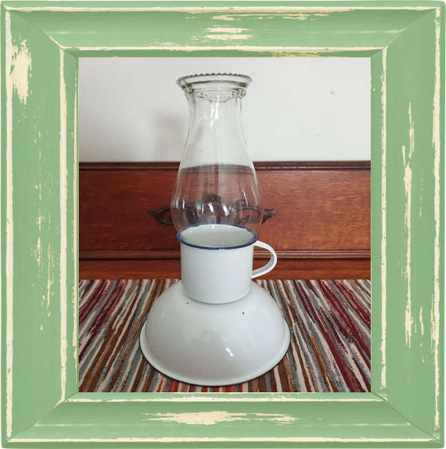 Enamel Candle Holder