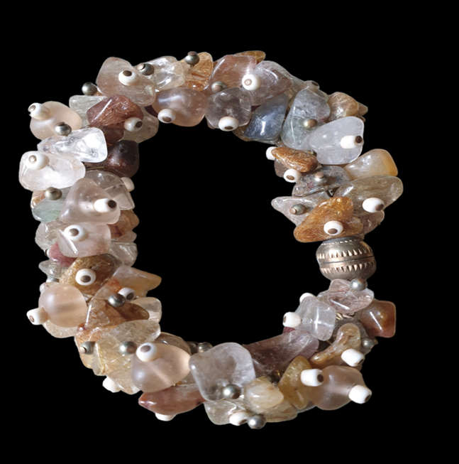 HEAVY STONE CHUNKY BRACELET