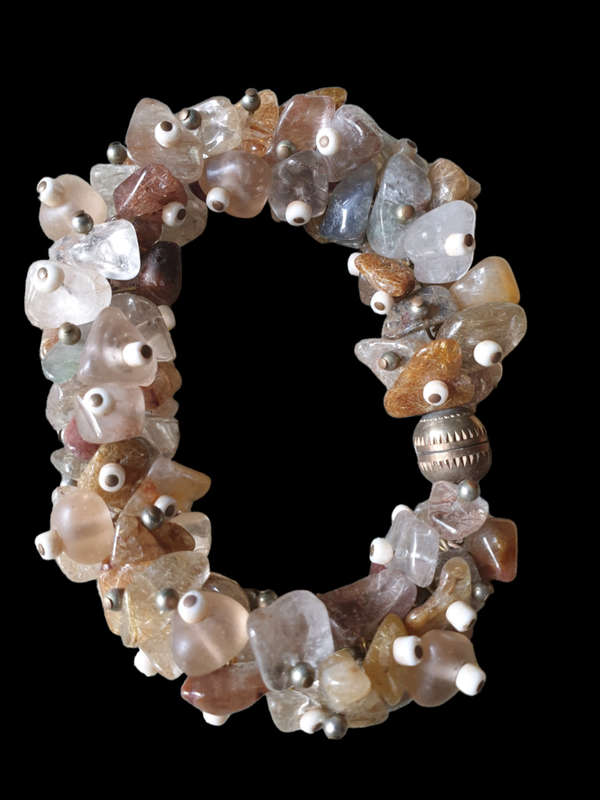 HEAVY STONE CHUNKY BRACELET