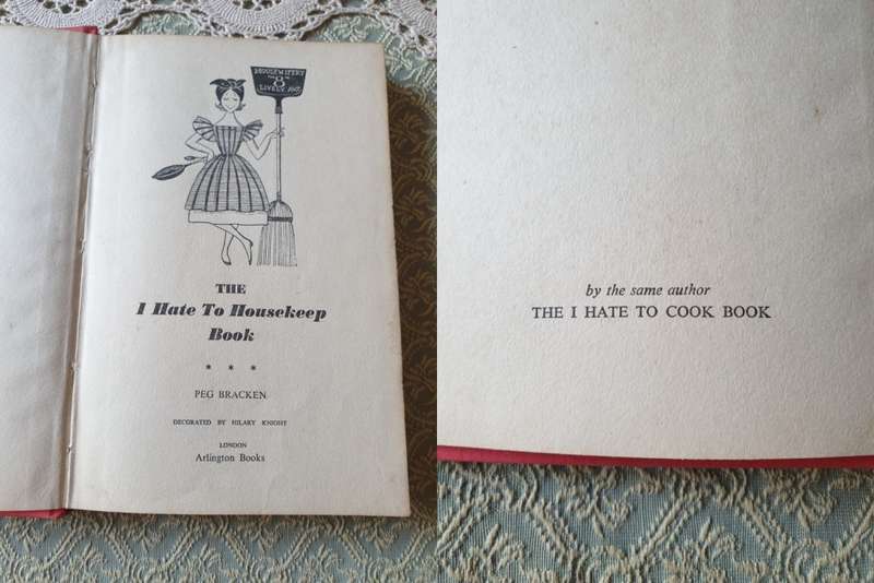 I Hate to Housekeep Book Hardcover