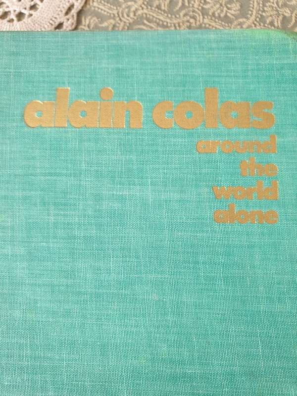 Alain Colas around the world alone book - Decor piece