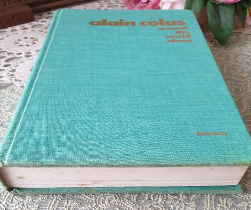 Alain Colas around the world alone book - Decor piece