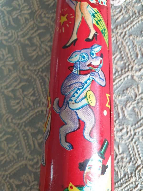 1950`s Metal NoiseMaker | Circus Noisemaker | made in Japan