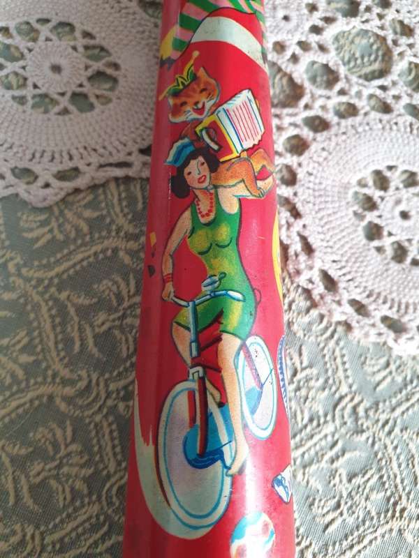 1950`s Metal NoiseMaker | Circus Noisemaker | made in Japan