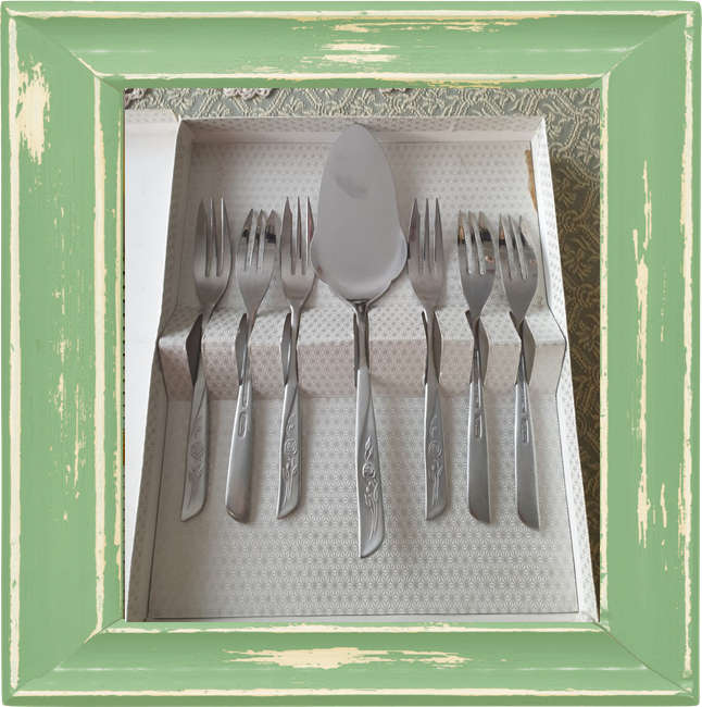 Lovely Cake set | Eetrite | Rosita | Stainless Steel in Box |
