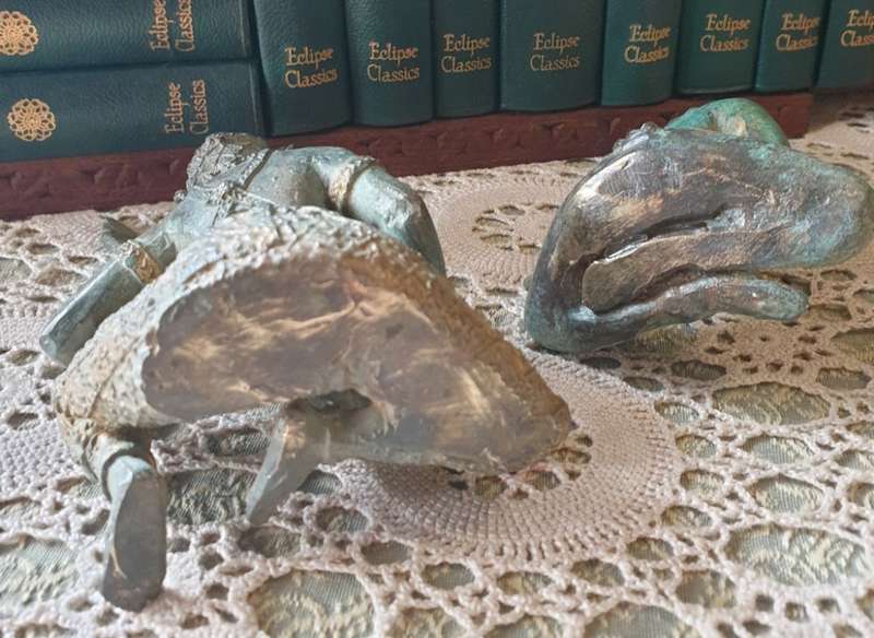 VINTAGE Bronze Statues |  Lovely Detail | RARE FIND |
