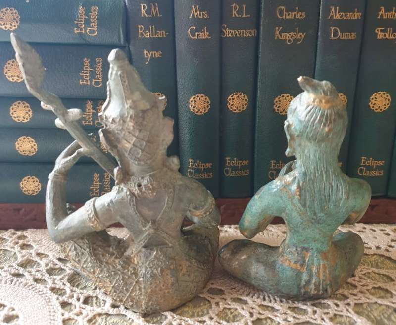 VINTAGE Bronze Statues |  Lovely Detail | RARE FIND |