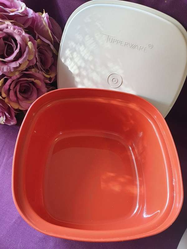 TUPPERWARE VINTAGE MICROWAVE RICE COOKER AND VEGGIE STEAMER