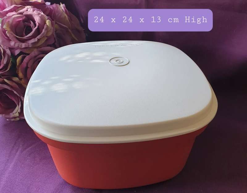 TUPPERWARE VINTAGE MICROWAVE RICE COOKER AND VEGGIE STEAMER