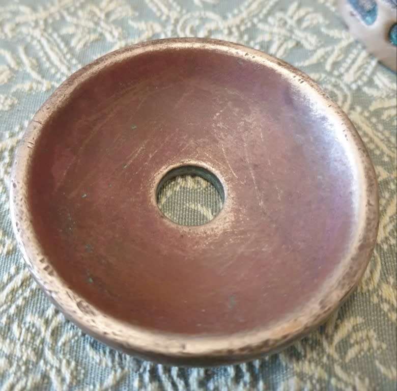SOLID BRASS | ASHTRAY ? |