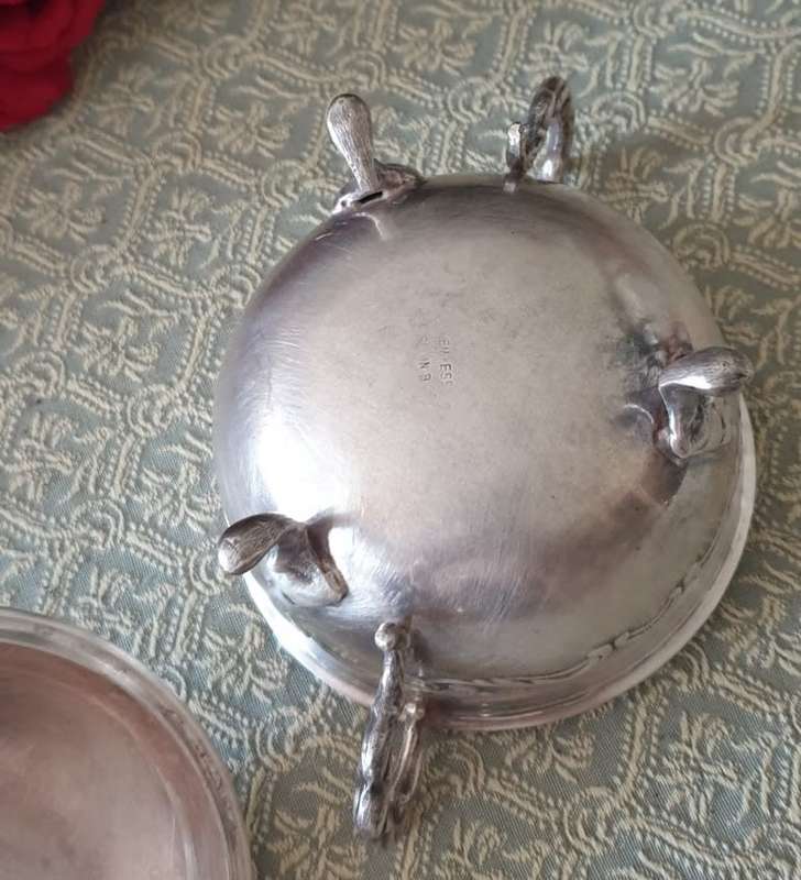 Silver Plated Sugar Bowl with Lid