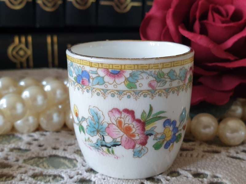 Foley Bone China Ming Rose Toothpick/Egg Holder