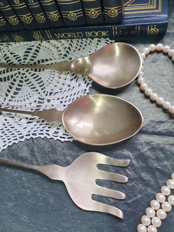 3 BRASS WALL ORNAMENTS
