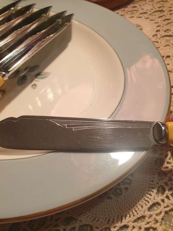 CHROME PLATED FISH KNIVES