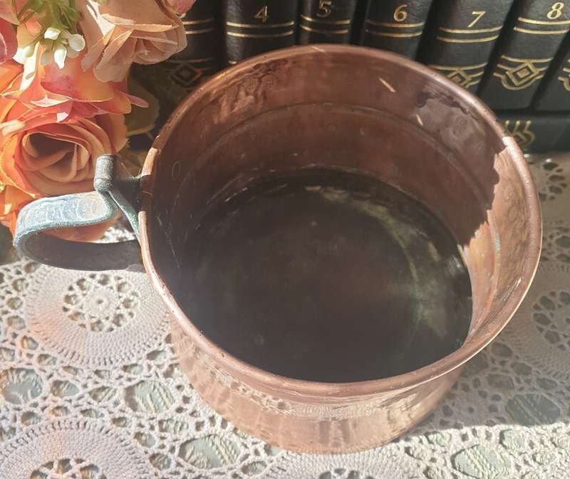 VINTAGE COPPER CUP | LARGE | DECOR |