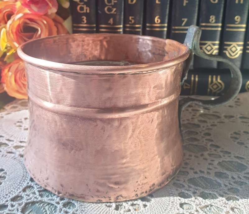 VINTAGE COPPER CUP | LARGE | DECOR |