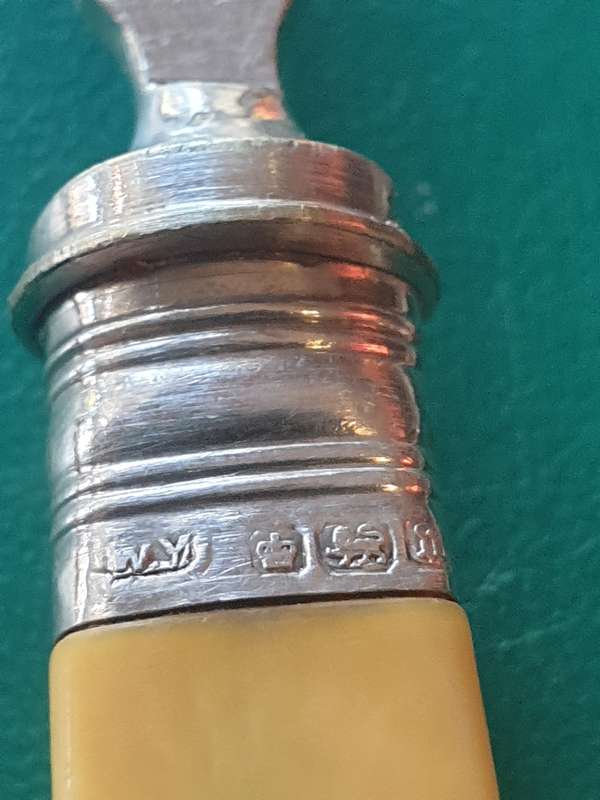TWO UTENSILS | SILVER PLATED | SILVER HALLMARK | LOOK AT ALL THE PHOTOS | VINTAGE |
