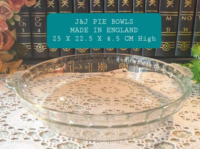 Two Pie Dishes made in England