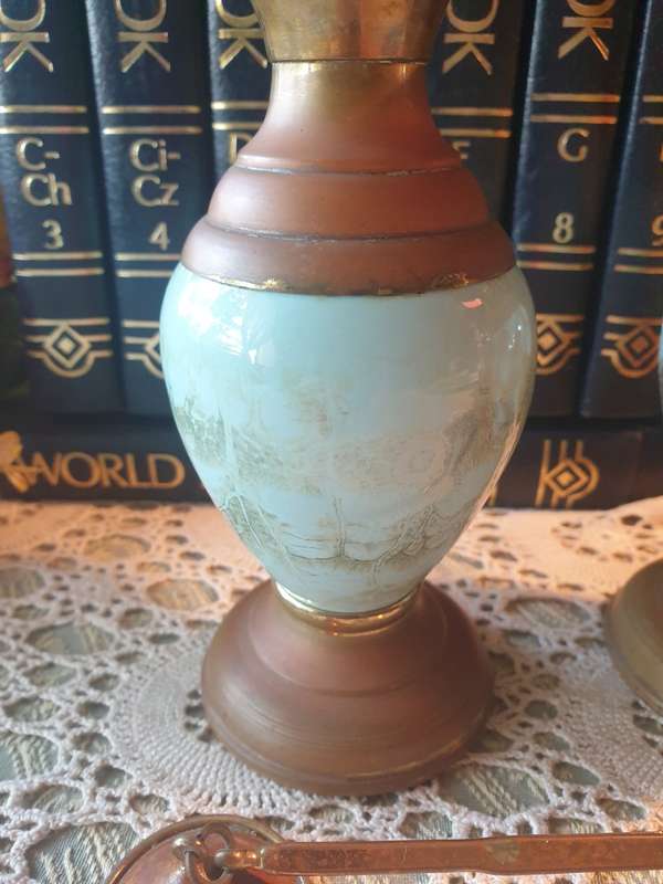 Vases and candle snuffer