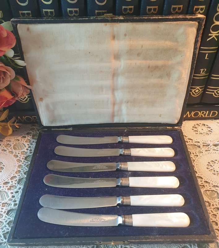 Hallmarked Silver Fruit Knives | LOOK CLOSELY AT ALL THE PHOTOS PLEASE |