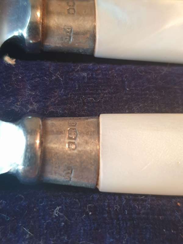 Hallmarked Silver Fruit Knives | LOOK CLOSELY AT ALL THE PHOTOS PLEASE |
