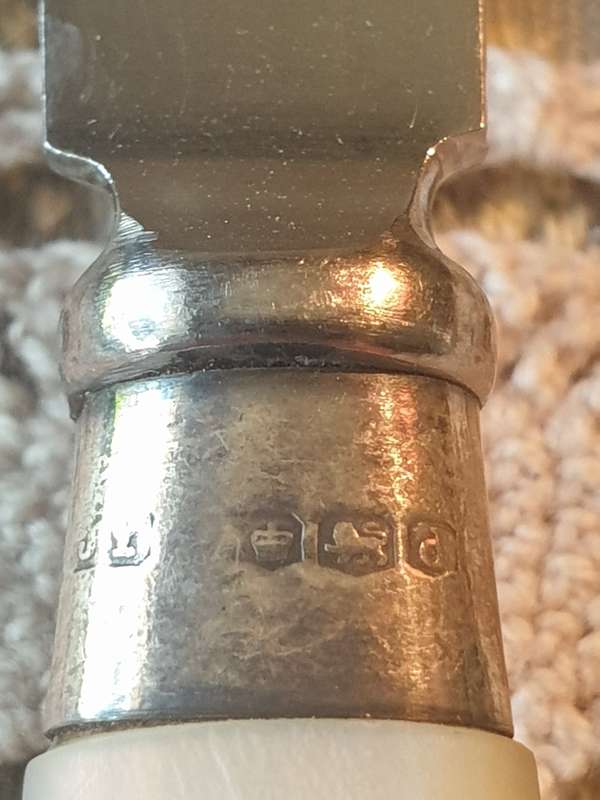 Hallmarked Silver Fruit Knives | LOOK CLOSELY AT ALL THE PHOTOS PLEASE |