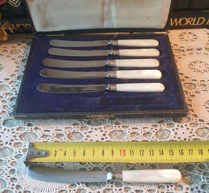 Hallmarked Silver Fruit Knives | LOOK CLOSELY AT ALL THE PHOTOS PLEASE |