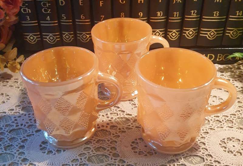 Vintage Anchor Hocking Fire King (3  Coffee Mugs)
