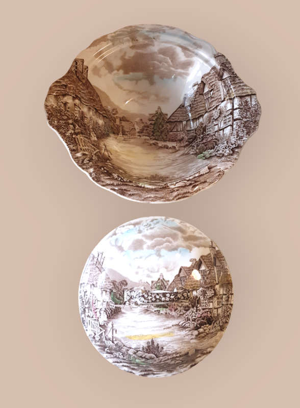 Olde English Country Side Johnson Bros | serving bowl | Manufactured 1970-1979 | 01 |