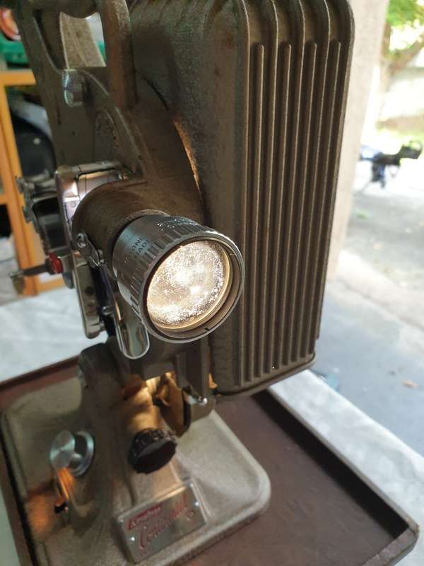 Keystone Continental A-82 16mm Film Projector With Case and camera