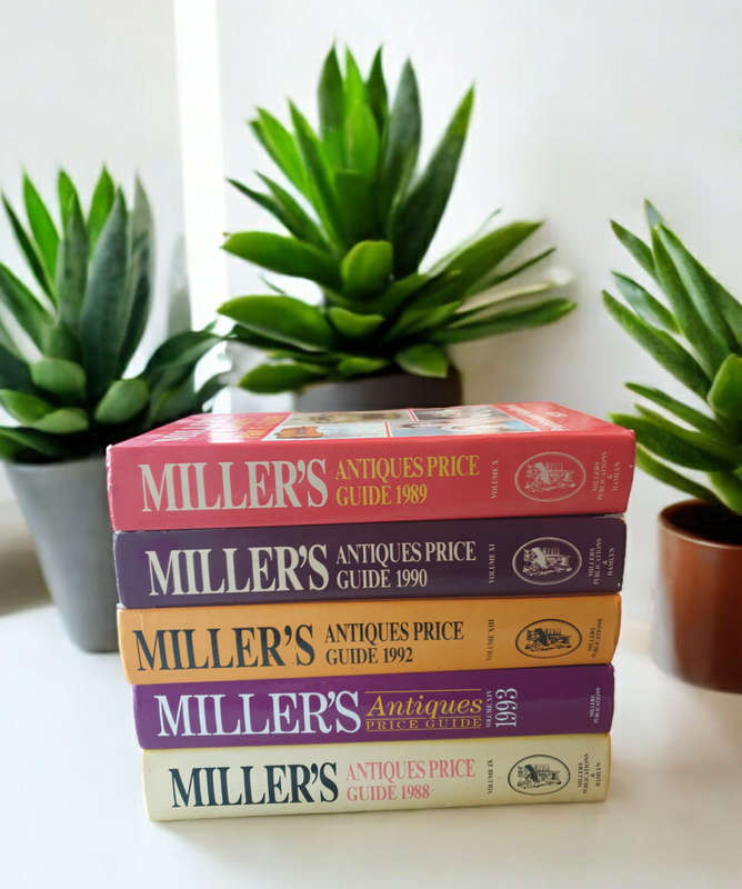 5 MILLER`S ANTIQUE REFERENCE BOOKS