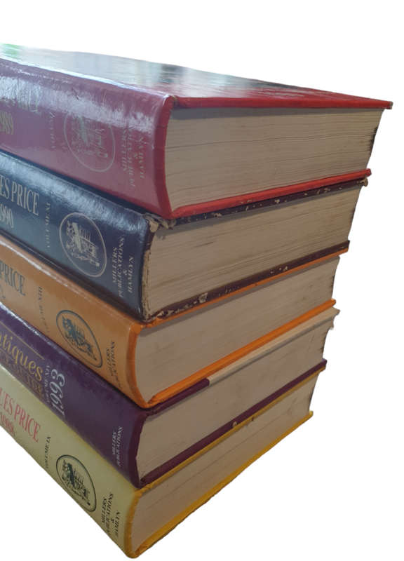 5 MILLER`S ANTIQUE REFERENCE BOOKS