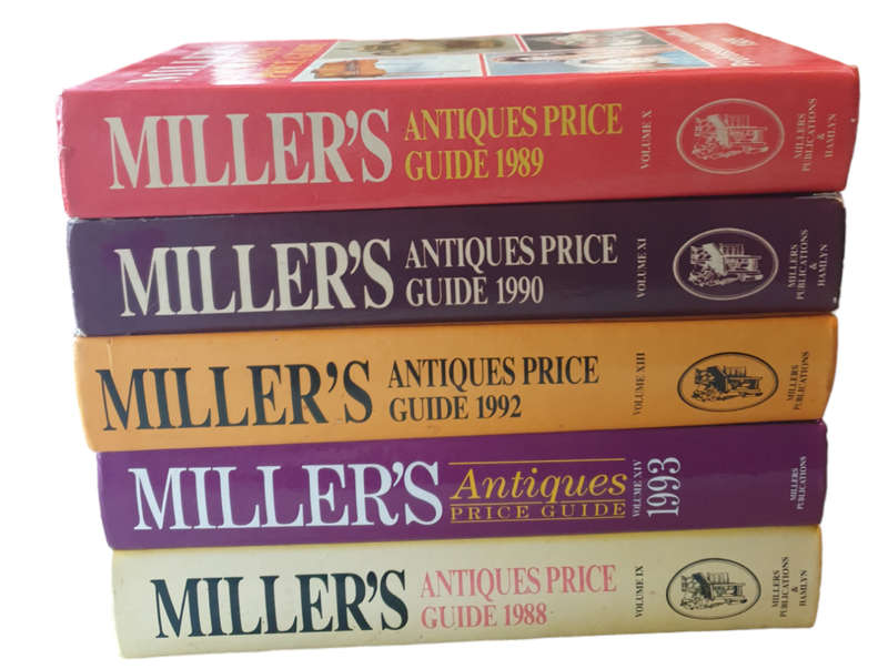 5 MILLER`S ANTIQUE REFERENCE BOOKS
