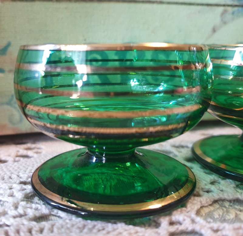 3 VINTAGE Cordial, Shot Glasses