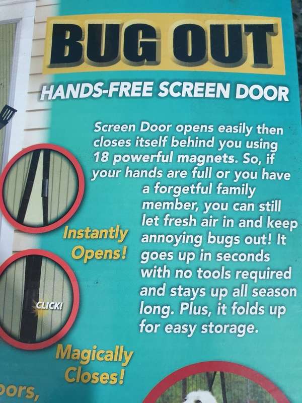 Bug Out insect screen