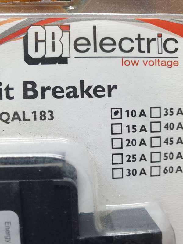 10 Amp Circuit breaker