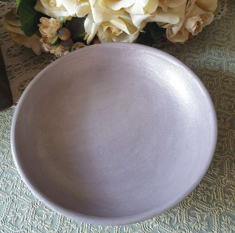 Small painted wooden bowl
