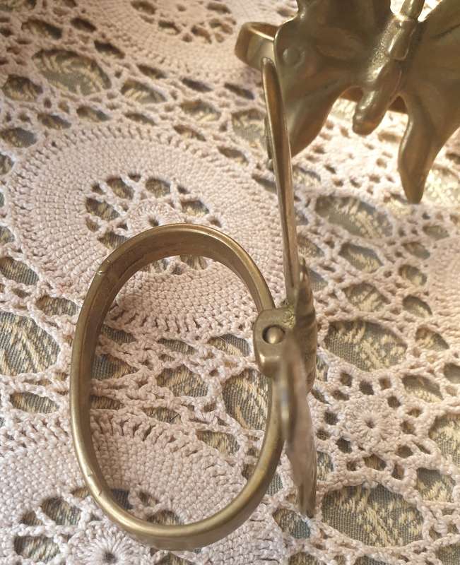 CAST BRASS NAPKIN HOLDERS SET OF 4